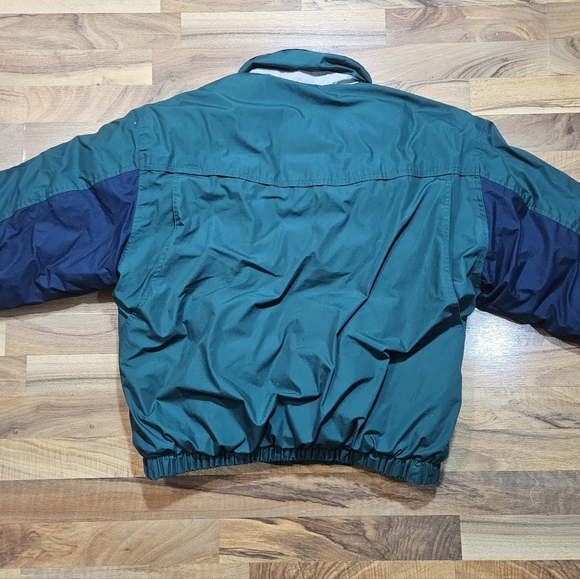 Members Only Club House Traditions Down Jacket Green Navy Size Large - Picture 11 of 11